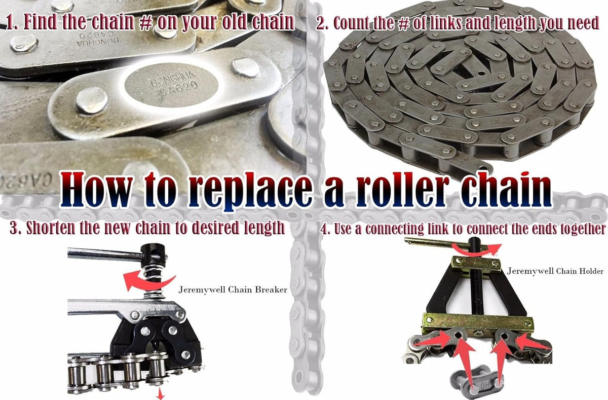 Pintle Roller Chain 10 Feet with 1 Connecting Link Y993