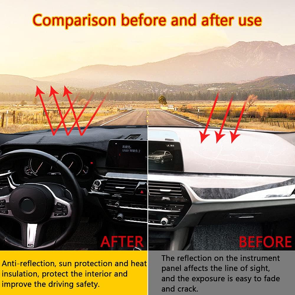 Dashboard Cover Mat Car Dash Board Interior Accessories P5808