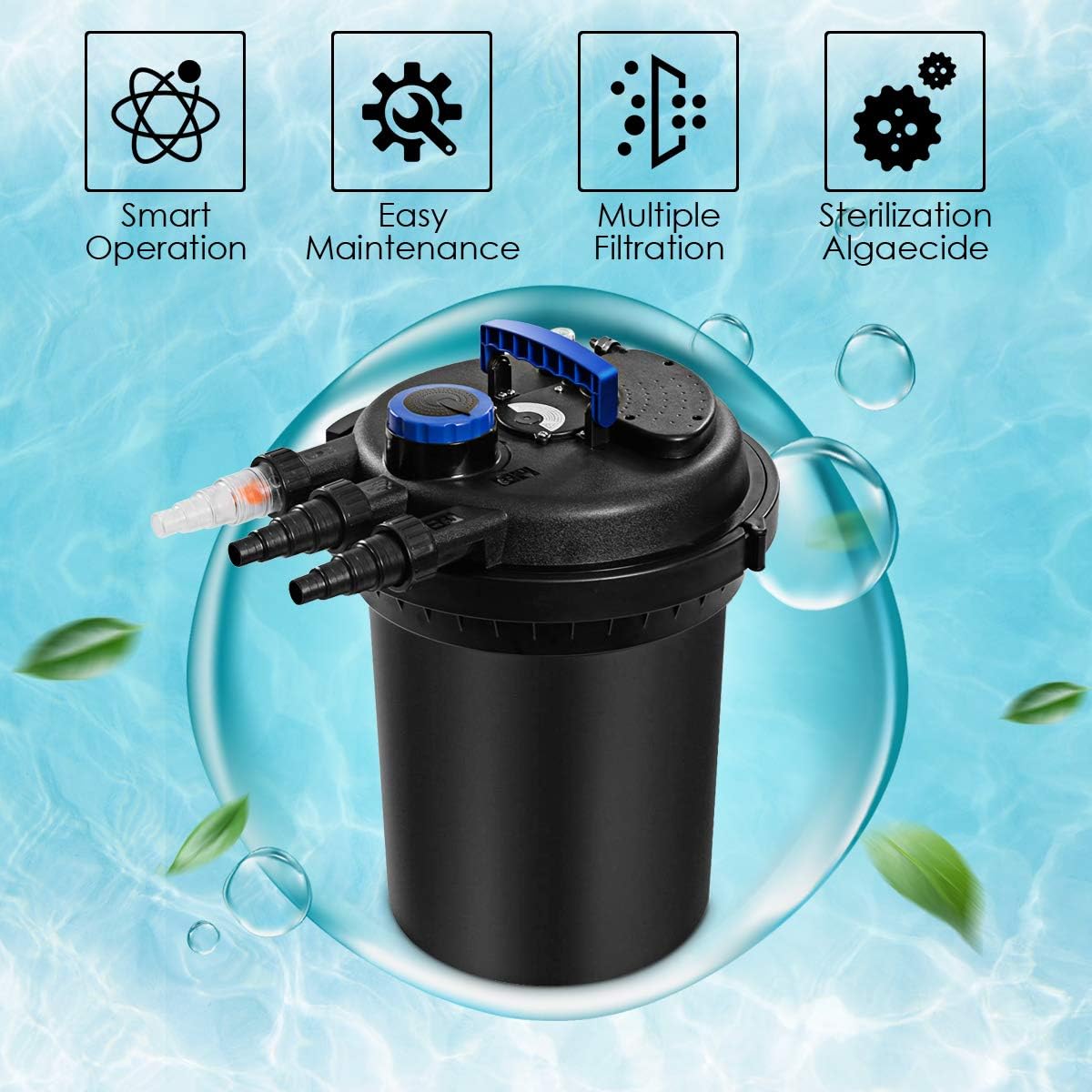 Bio Pressure Filter UVC Pond Filter D2073