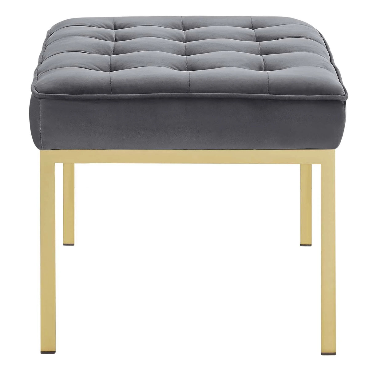 Navy Performance Velvet Bench F9801