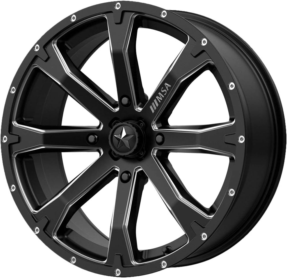 18x7 Black/Milled Wheel Rim G195750