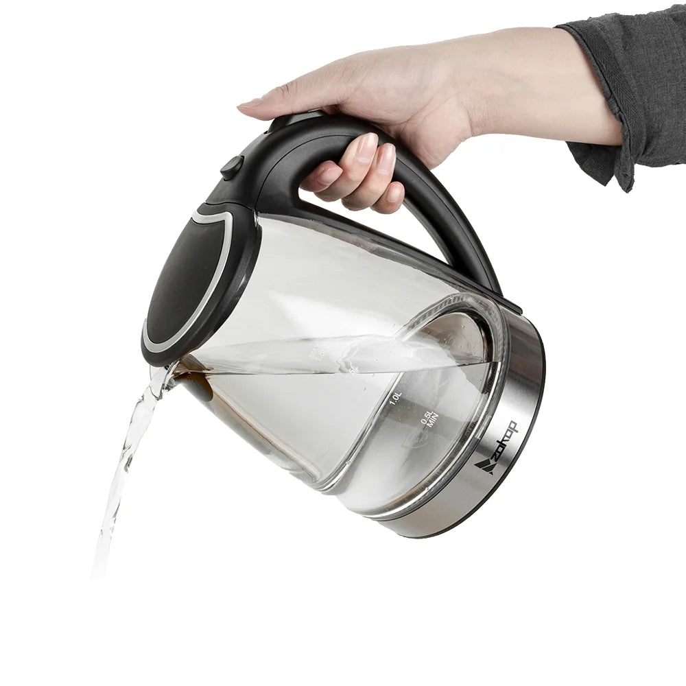 1.8L Glass Electric Kettle with Auto Shut-Off U16494