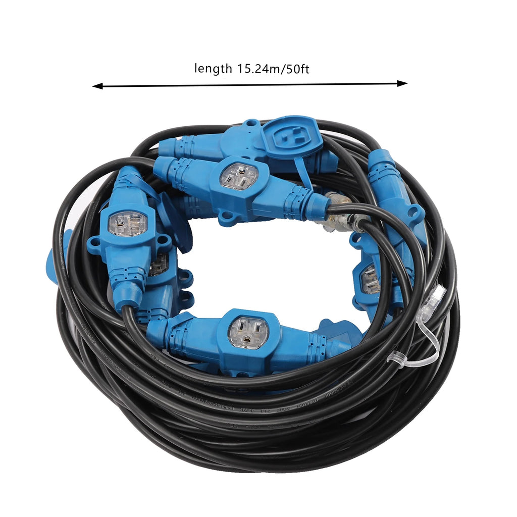 12AWG Multi-Outlet Heavy Duty Extension Cord V289