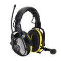 Yellow Electronic Ear Muff with Bluetooth and AM/FM Radio, NRR 24 O85275