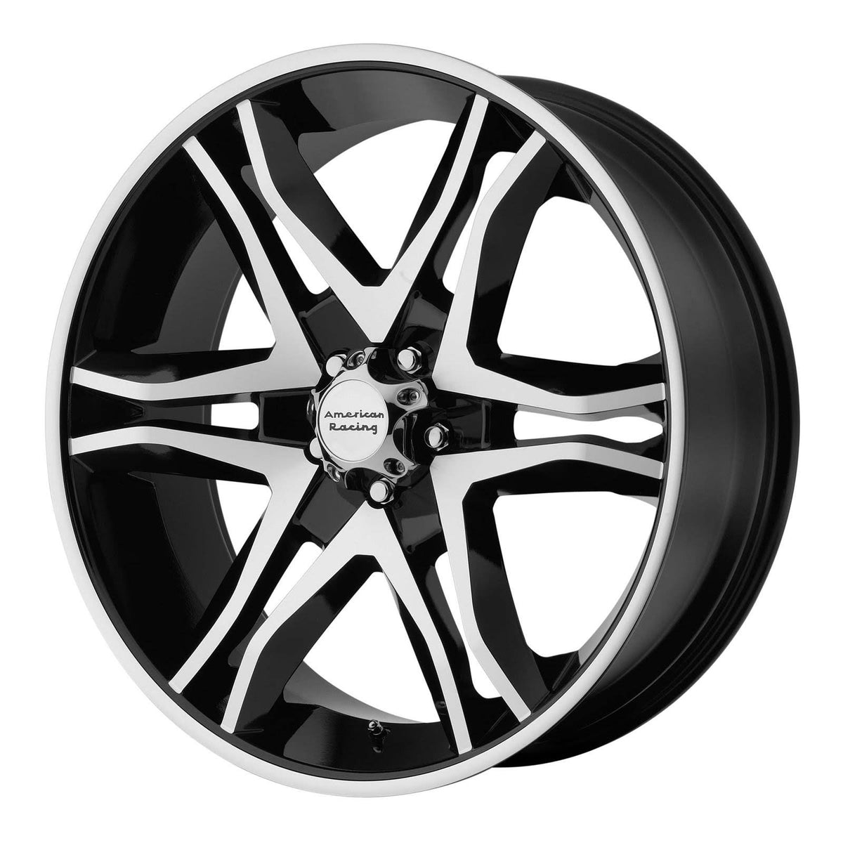 17x8 Gloss Black Machined Wheel P697