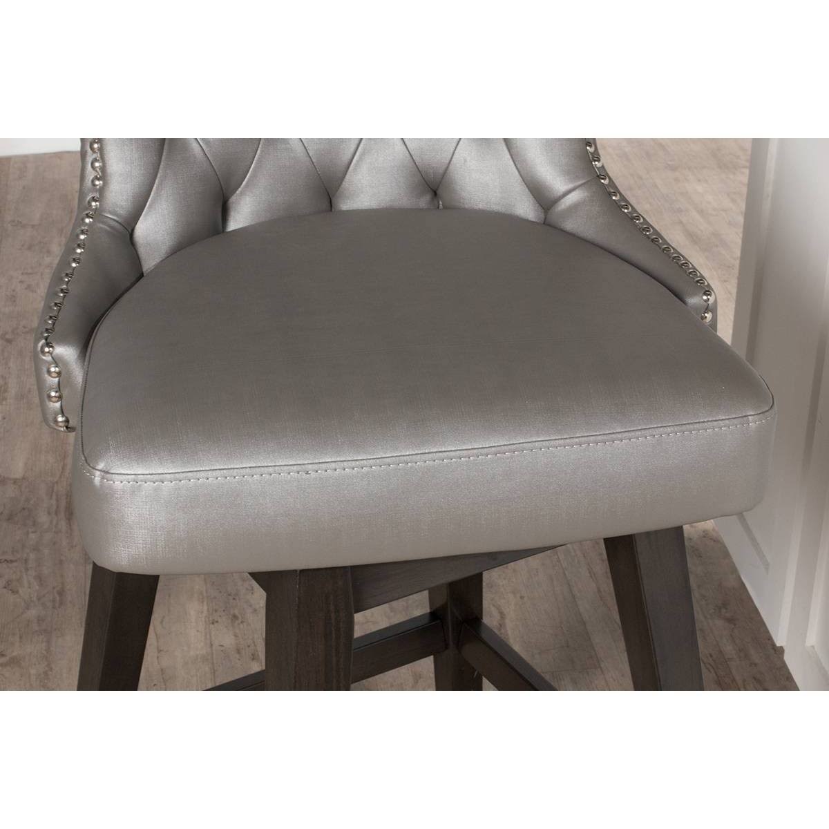 Charcoal Swivel Bar Height Stool V653336