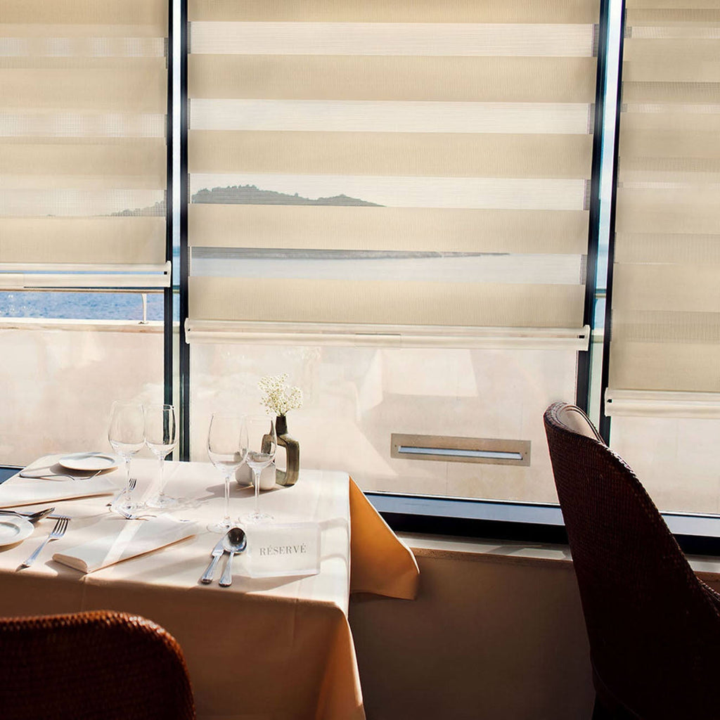 Zebra Roller Shades, 66 inch x 72 inch D4306