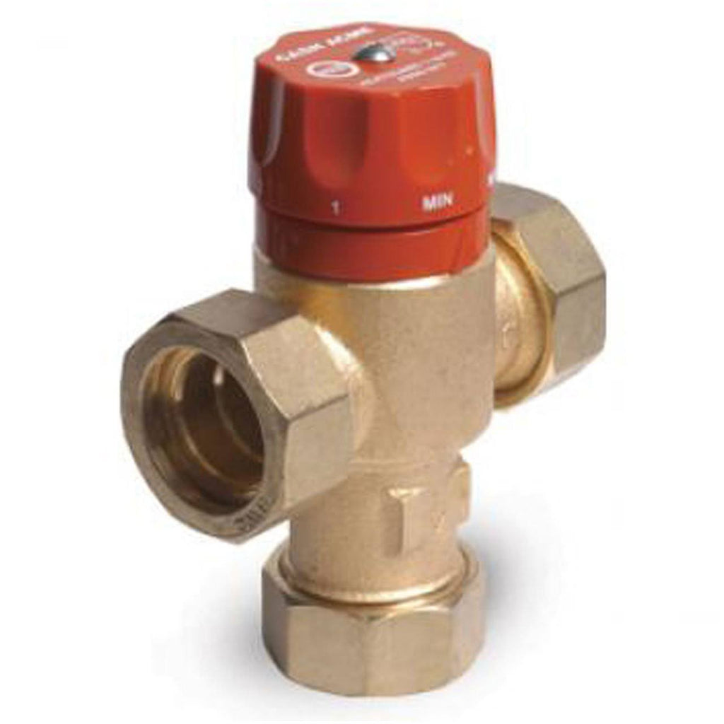 1x22 Thermostatic Mixing Valve with Sweat Connections & Integral Checks M434837
