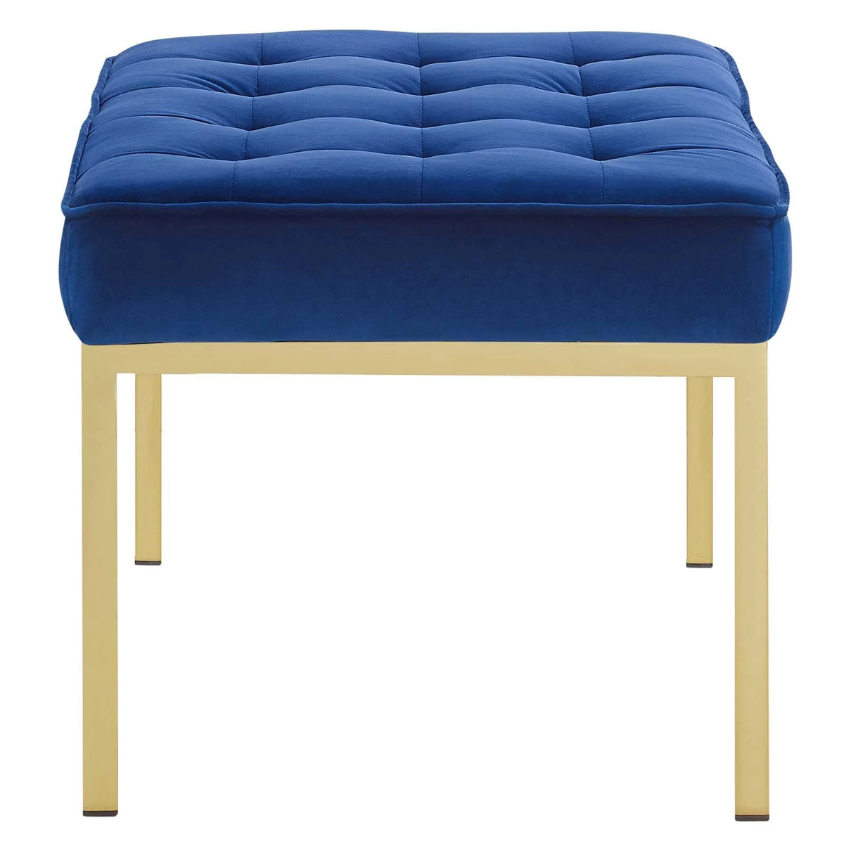 Navy Performance Velvet Bench F9801