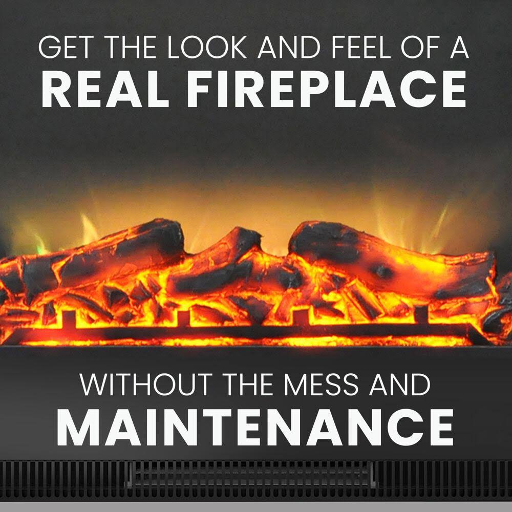 Mahogany Mantel Electric Fireplace R699513