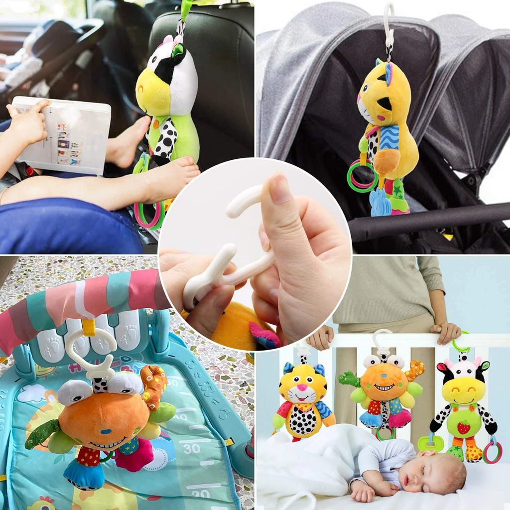 Tiger Baby Car Seat Toys with 24 Music and Teether Y739