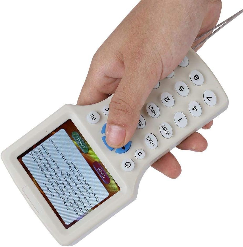 9 Frequency Handheld RFID Copier ID IC Reader Writer Duplicator Multifunctional Copy Encrypted NFC Smart Card with HD 3.2 Inch Full Color Screen S13874