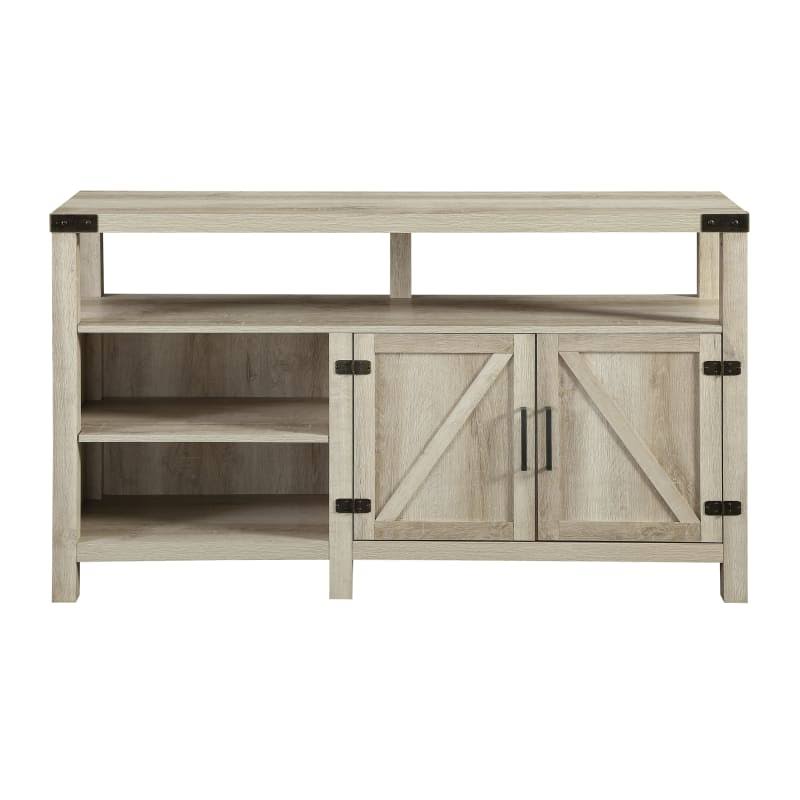 White Oak Laminate and Wood Media Cabinet R436