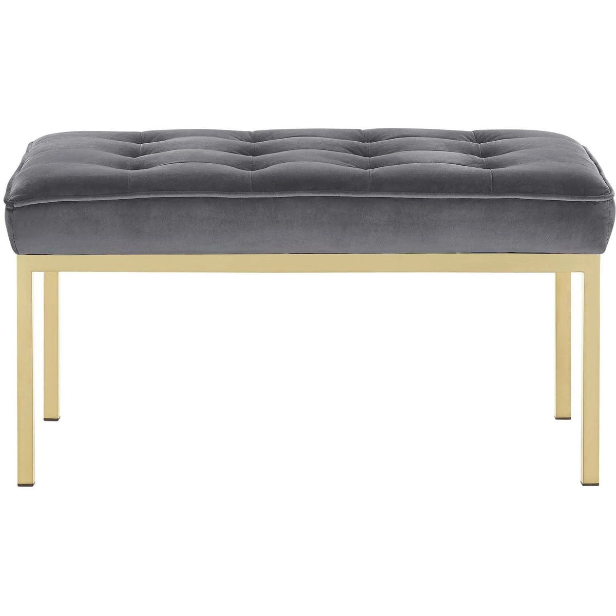 Navy Performance Velvet Bench F9801