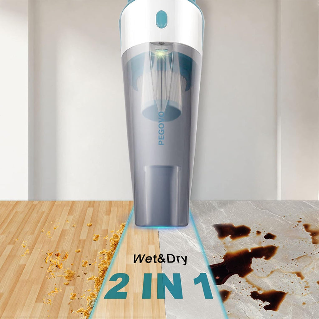 Handheld Vacuum Cordless 9000PA High Power, Rechargeable with LED, Dry/Wet, Pack of 2 E30705