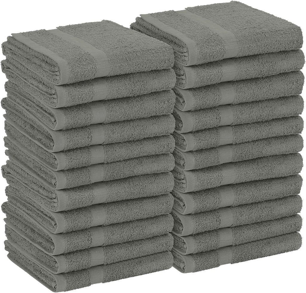 Black Salon Towels, Pack of 24, 16 x 27 Inches A15568