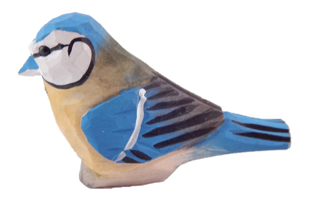 Blue Jay Wooden Carved Figure B352150