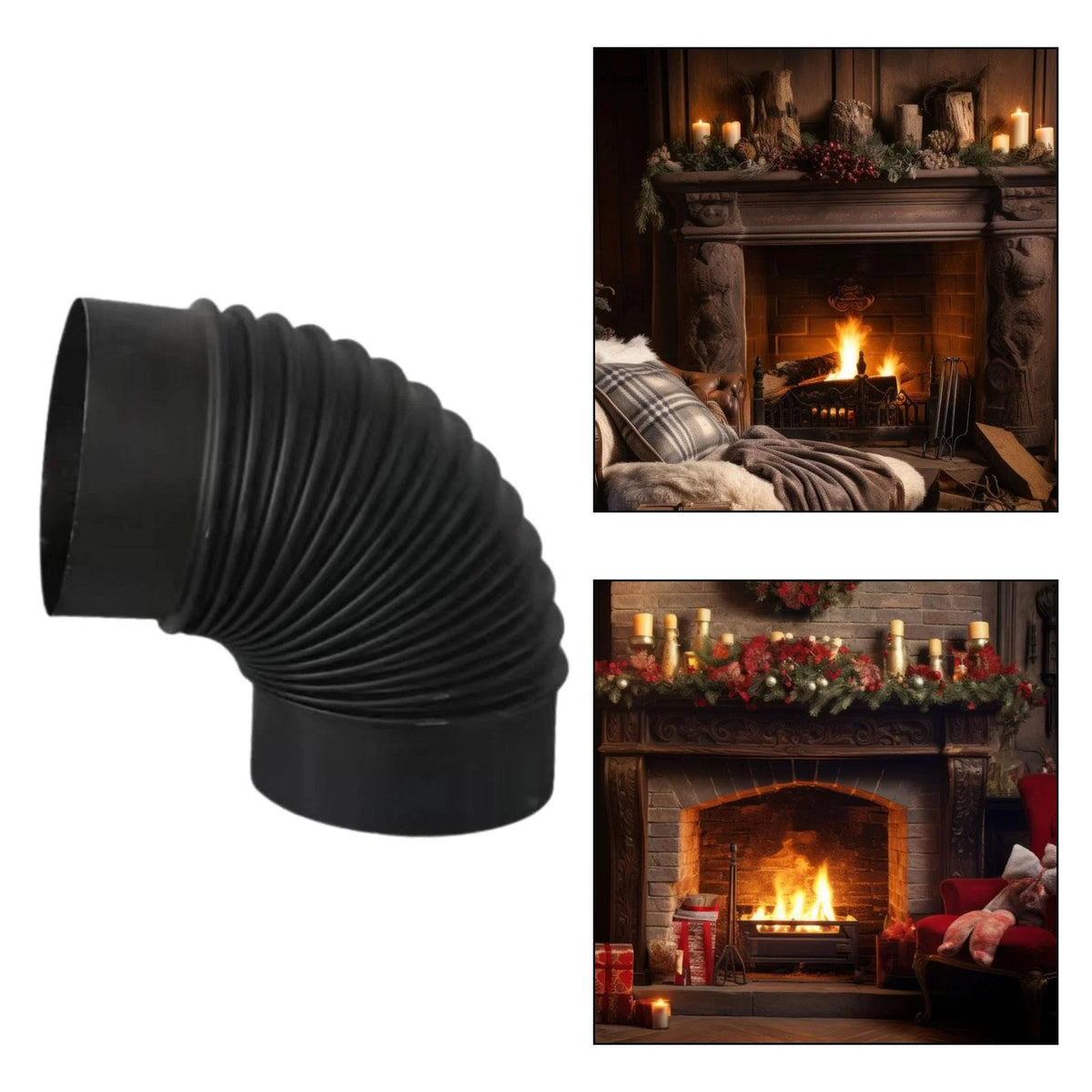 90 Degree Stove Pipe Elbow Chimney Pipe H92026
