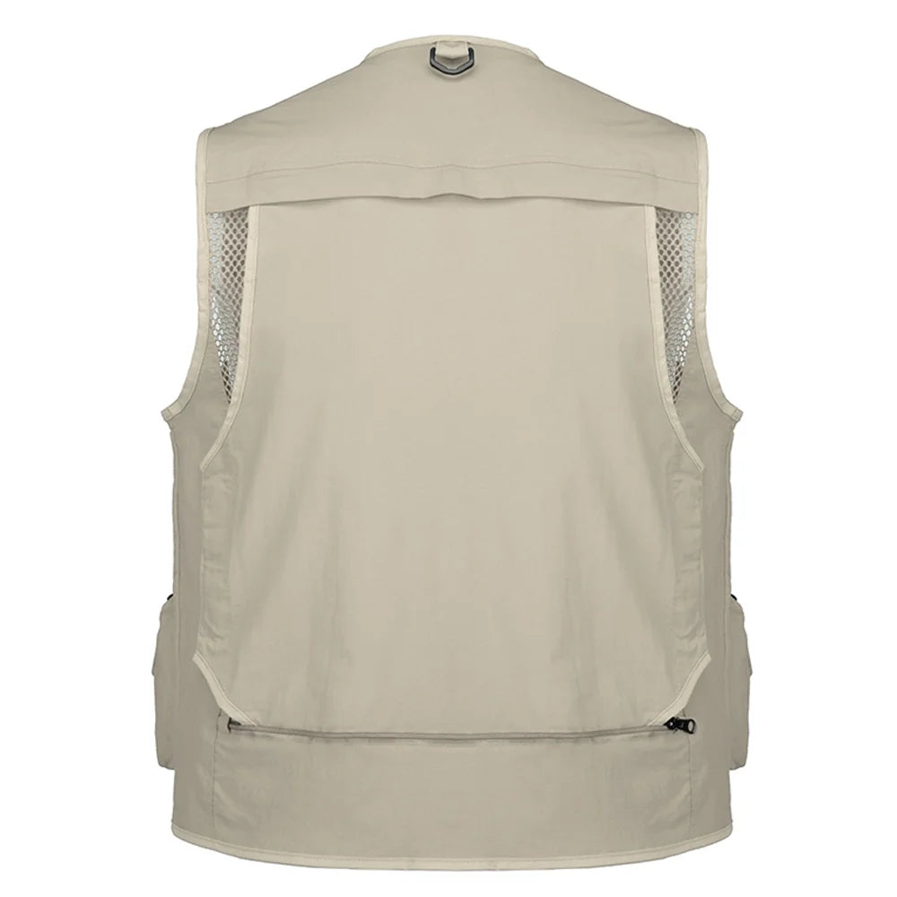 Khaki Quick Dry Fishing Photography Vest G2738