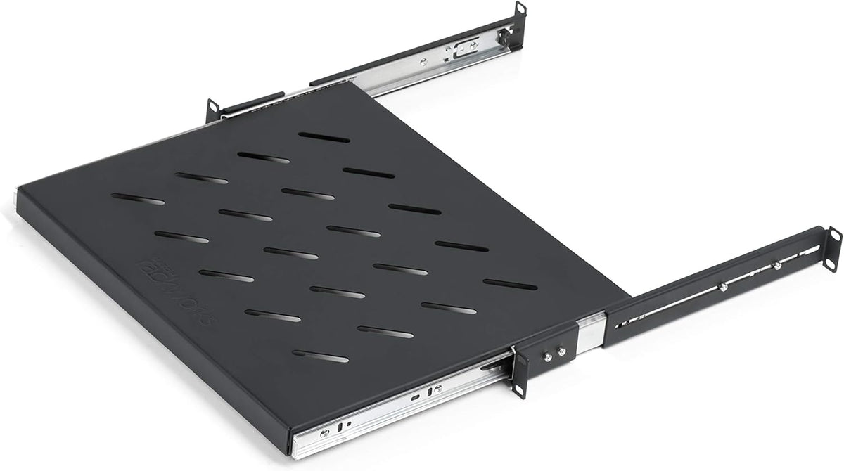 1U Vented Rack Mount Accessory Shelf Pack of 2 Y983