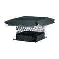 Black Galv Steel Chimney Cap D479