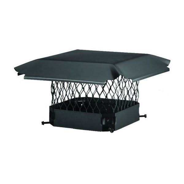 Black Galv Steel Chimney Cap D479