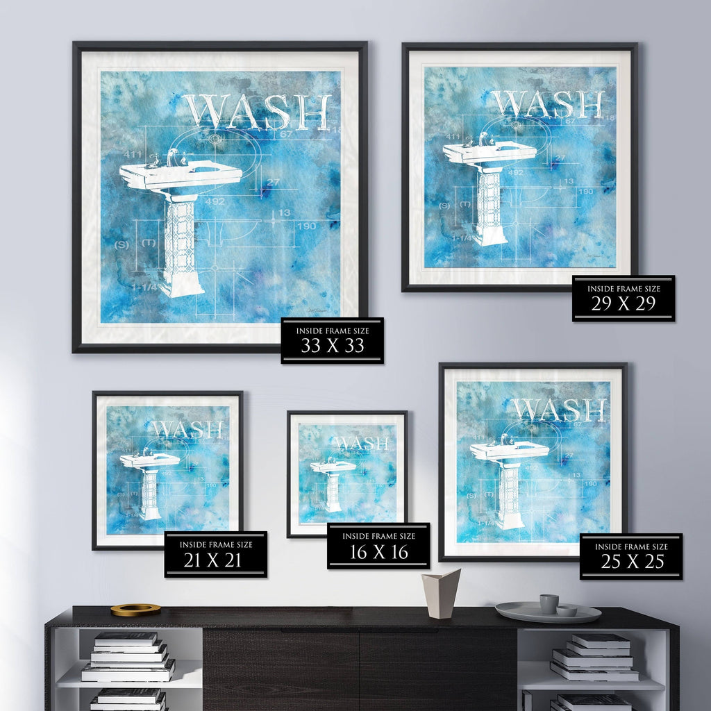 Framed Giclee Print 16x16 F3121