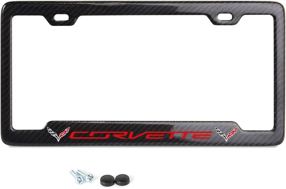 Carbon Fiber License Plate Frame Y8458