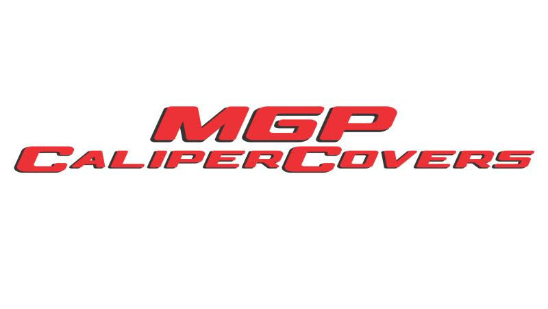 4 Caliper Covers Red Finish Silver G3752