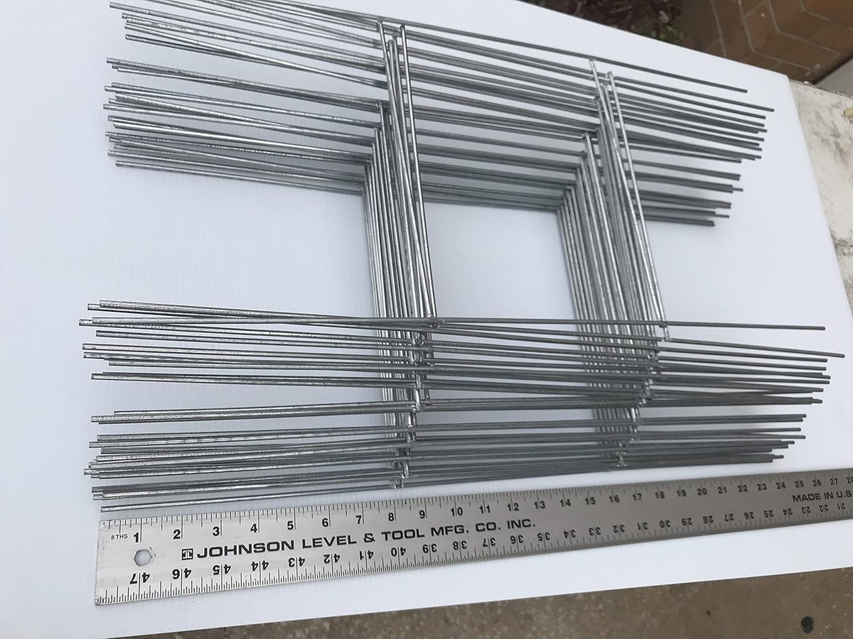 100 Pack Galvanized Wire Double H-Frame Stake 24 Tall 10 Wide E809140