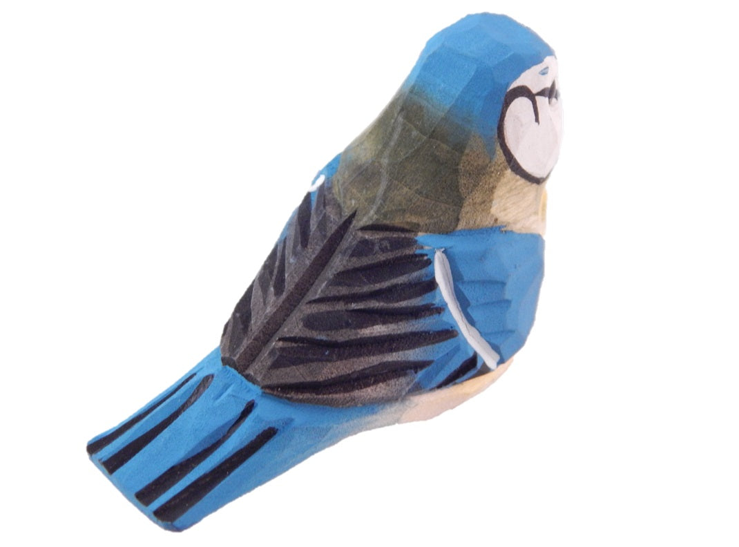 Blue Jay Wooden Carved Figure B352150