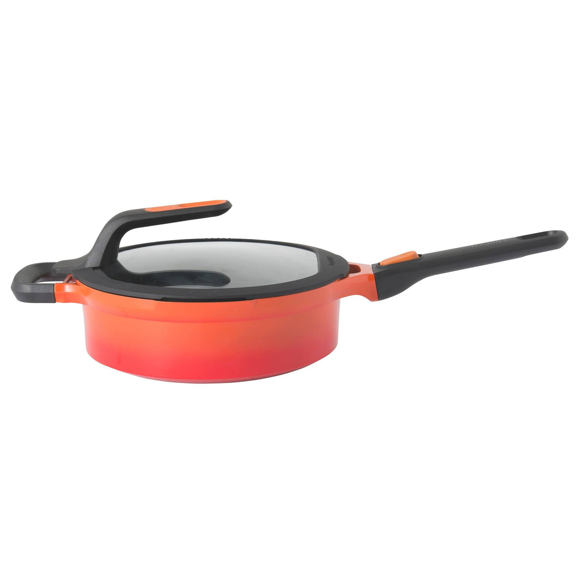 9.5x22 Cast Aluminum Non-Stick Covered Saute Pan Z651