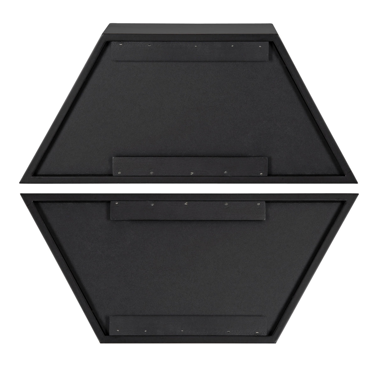 White Wall Shelf Set of 2 D786202