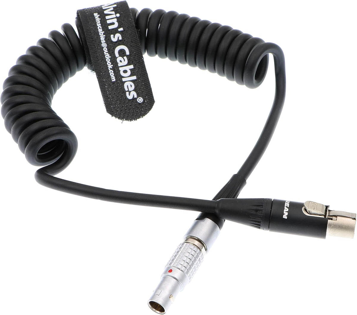 12V Monitor Power Cable, 2 Pin Male to Mini XLR 4 Pin Female R97218