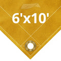 10 oz Tan Canvas Tarps 6' x 10' O49694