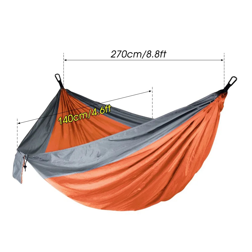 Double Camping Hammock for 2 Persons Portable Outdoor M10648