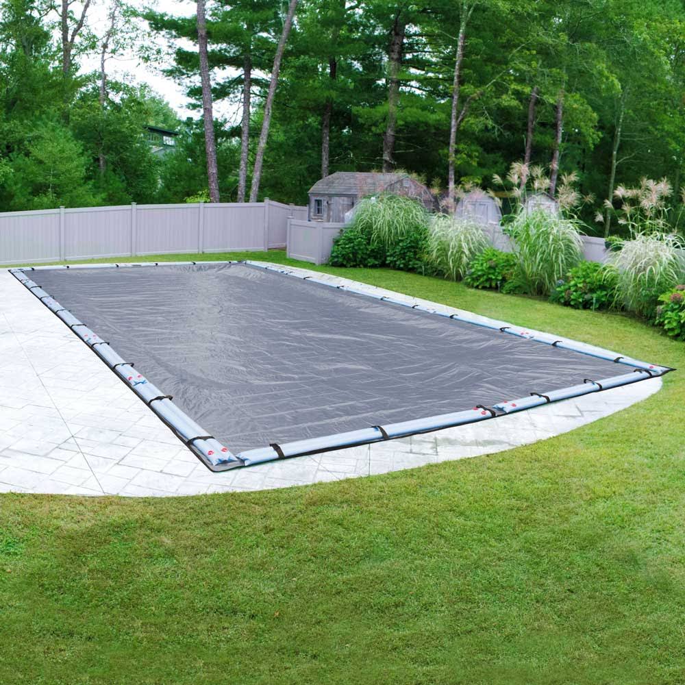 15-Year Rectangular Winter Pool Cover, 16 x 36 ft., Blue J3288