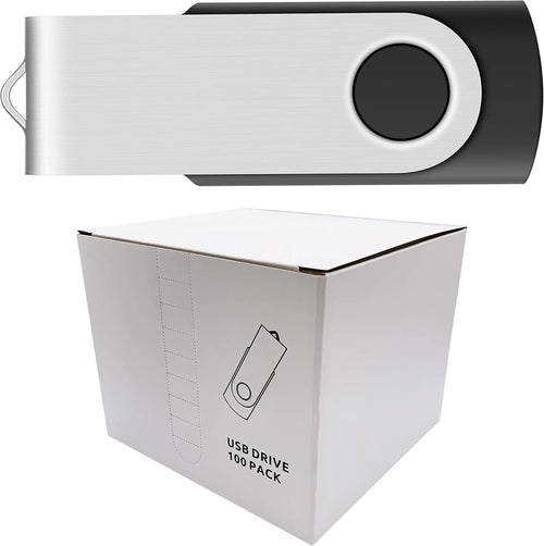 100 Pack USB 2.0 128MB Flash Drives B85779