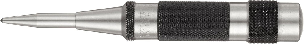 Automatic Center Punch with Heavy Duty Hardened Steel Metal, Adjustable Knurled Cap O383