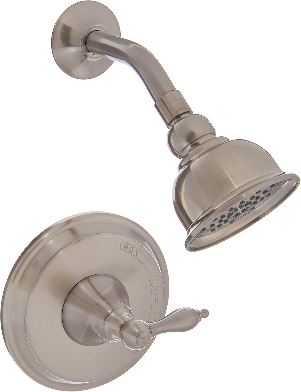 Brushed Nickel Single Handle Shower Trim Kit E86657
