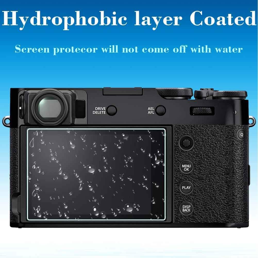 3Pack 0.3mm 9H Tempered Glass Screen Protector with Hot Shoe Cover E3904