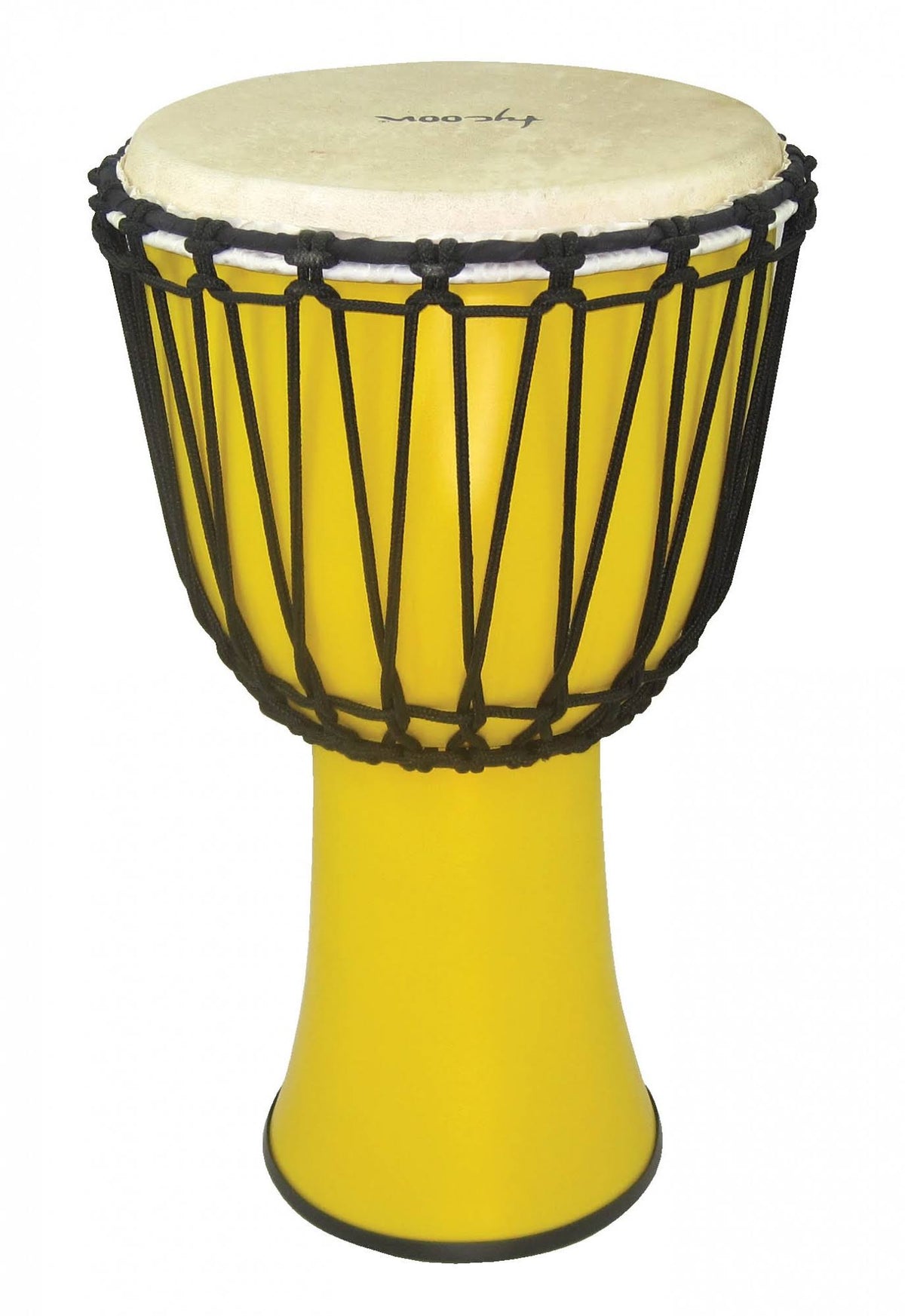 10 inch Fiberglass Djembe Rope-Tuned Yellow Z339