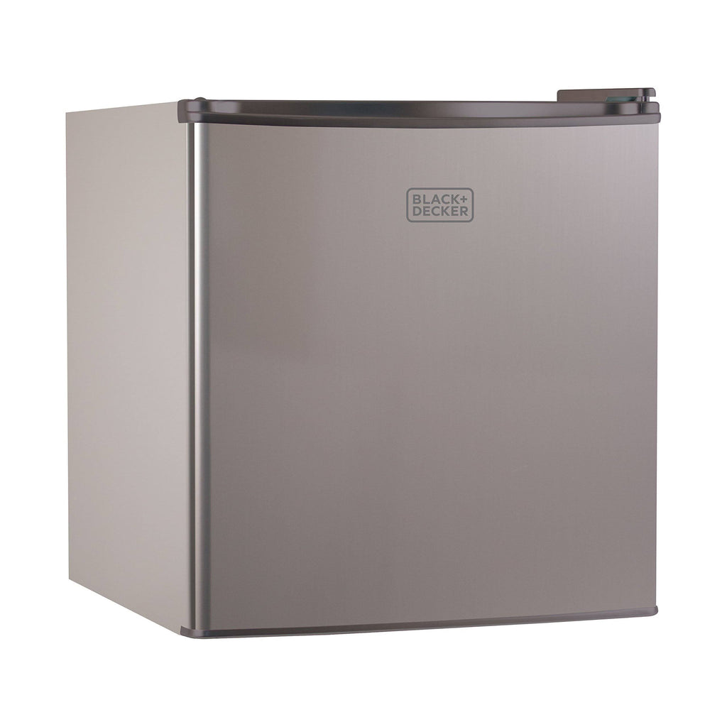 Black Silver Compact Fridge J95923