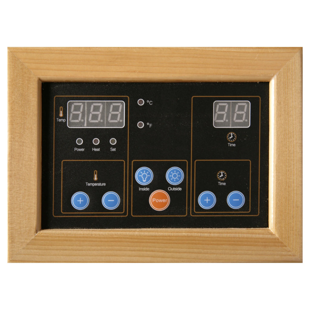 Hemlock Infrared Sauna with 5 Ceramic Heaters X78318