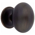Oil Rubbed Bronze Oval Cabinet Knob L49310