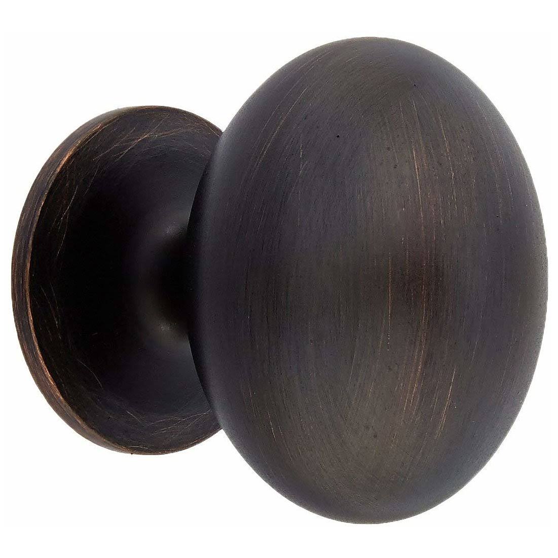 Oil Rubbed Bronze Oval Cabinet Knob L49310