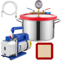 1.5 Gallon Stainless Steel Vacuum Chamber Kit with 2.5 CFM Vacuum Pump Y3054