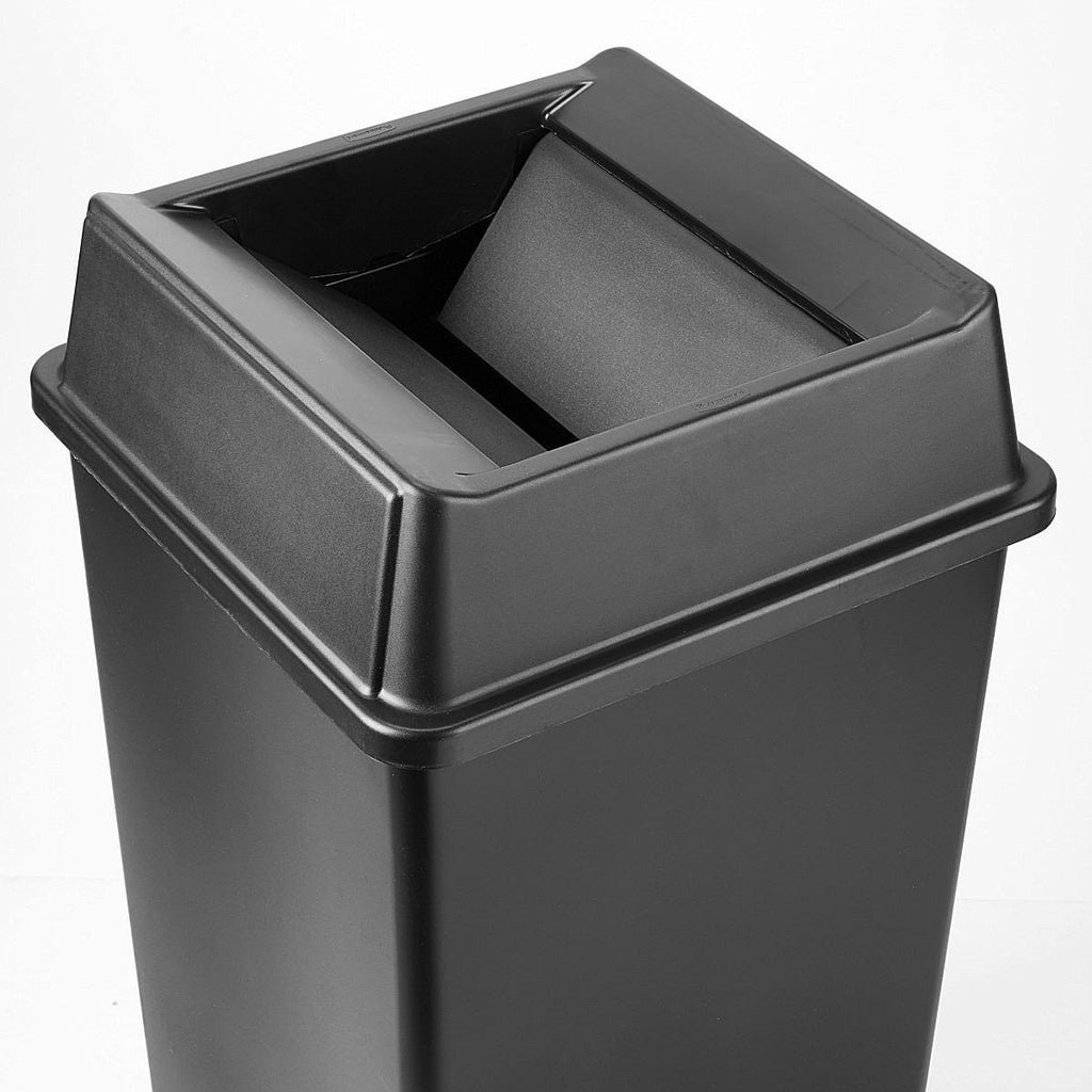 50 Gallon Black Hands-Free Trash Can L507