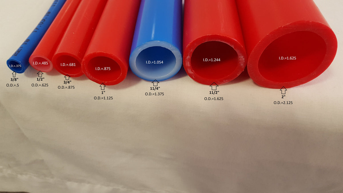 1/2" - 250' coil - RED Certified Non-Barrier PEX Tubing P998626