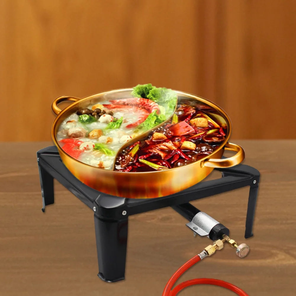 Cast Iron Camping Stove Portable Gas Stove Propane Stove Compact Cooktop F816